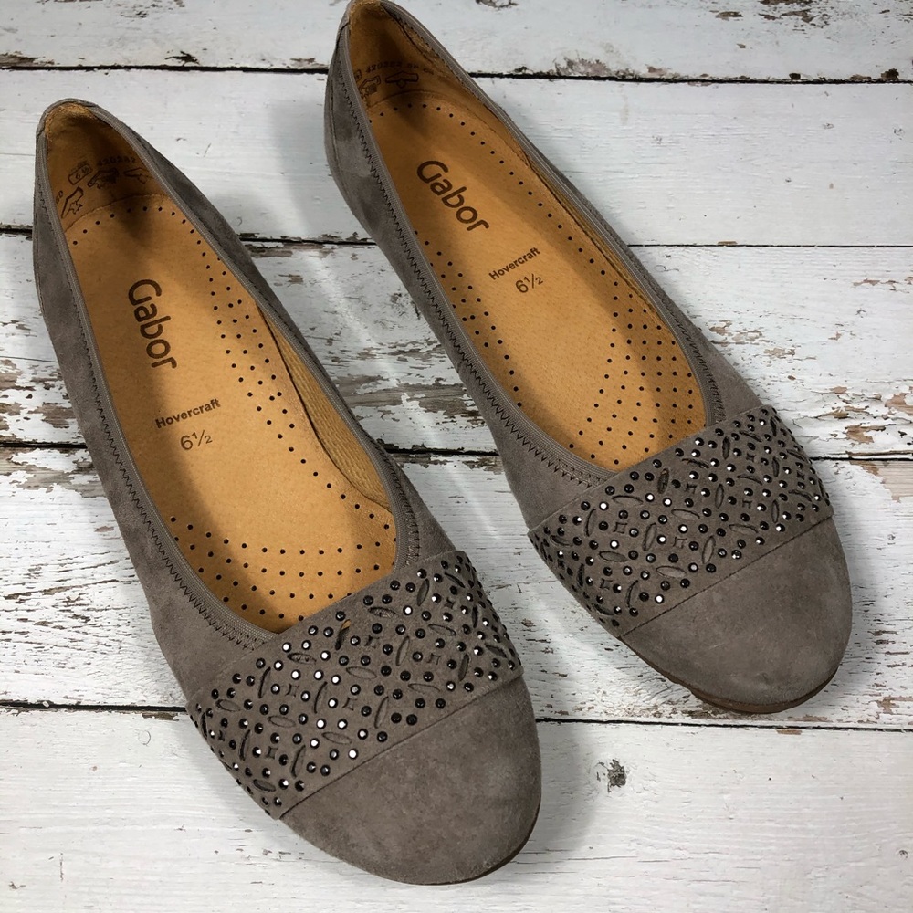 ✨ Gabor Hovercraft Ballet Flats – Suede ✨